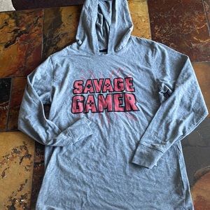 Hooded long sleeve tee